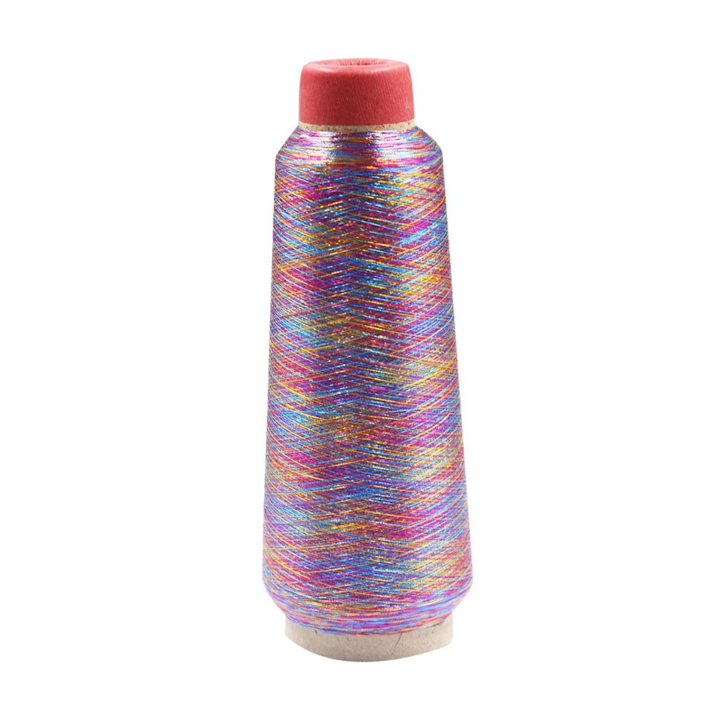 Carrete de hilo metálico para máquina de bordar, accesorio para manualidades, costura a mano, colores, punto de cruz, 3000M: C