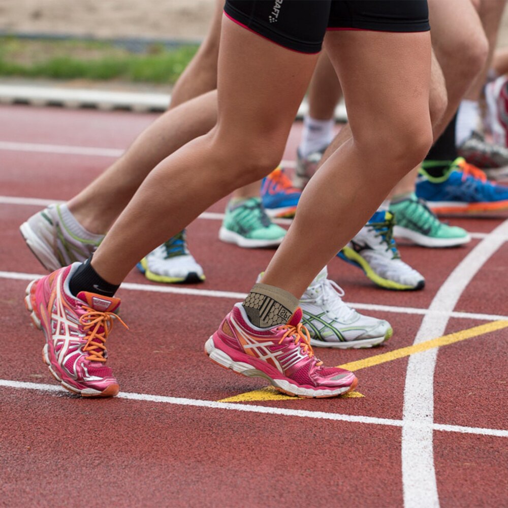 2pcs Man Woman Sports Ankle Protector Knitted Ankle Care Sleeve for Exercising Running Fitness Basketball (Free Size Ski