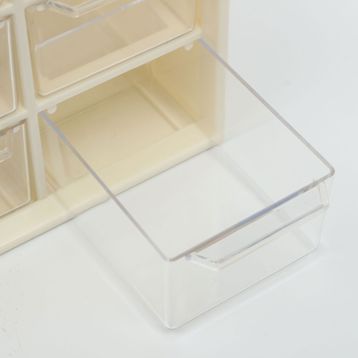 Plastic 9 Lattice Portable Mini Jewelry Storage Box Debris Cabinets Lattice Portable Amall Drawer Sorting Grid Desktop Supplies