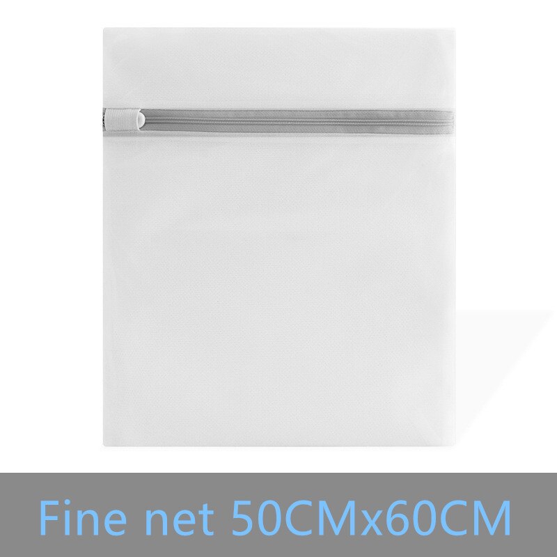 Mesh Laundry Bag Polyester Laundry Wash Bags Coarse Net Laundry Basket Laundry Bags for Washing Machines Mesh Bra Bag: Fine net 50CMx60CM