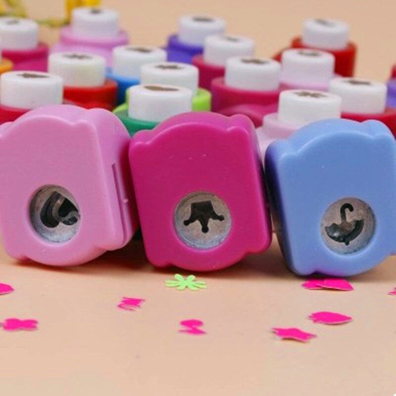5 Stks/partij Creatieve Diy Craft Scrapbooking Handgemaakte Cut Card Perforator Voor Diy Card Papier Punch School Kantoorbenodigdheden