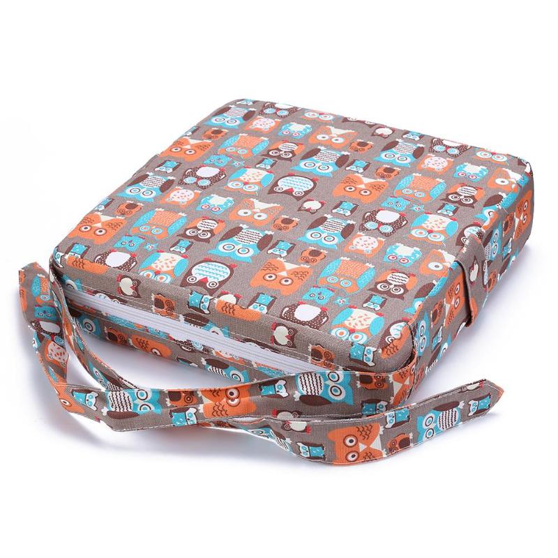 Kinderen Verhoogd Stoel Pad Baby Dineren Kussen Verstelbare Verwijderbare Kinderstoel Stoel Verhogingskussen Zitje Stoel voor Baby Care: Coffee 32x8cm
