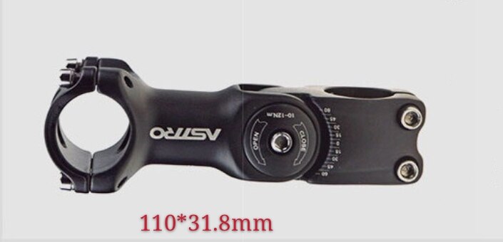 Powiększenie wspornik rowerowy pion 25.4mm H1411C zwiększ wysokość regulowana kierownica roweru górskiego pion 25.4mm przechodzić-kraj rower część: 110-31.8mm