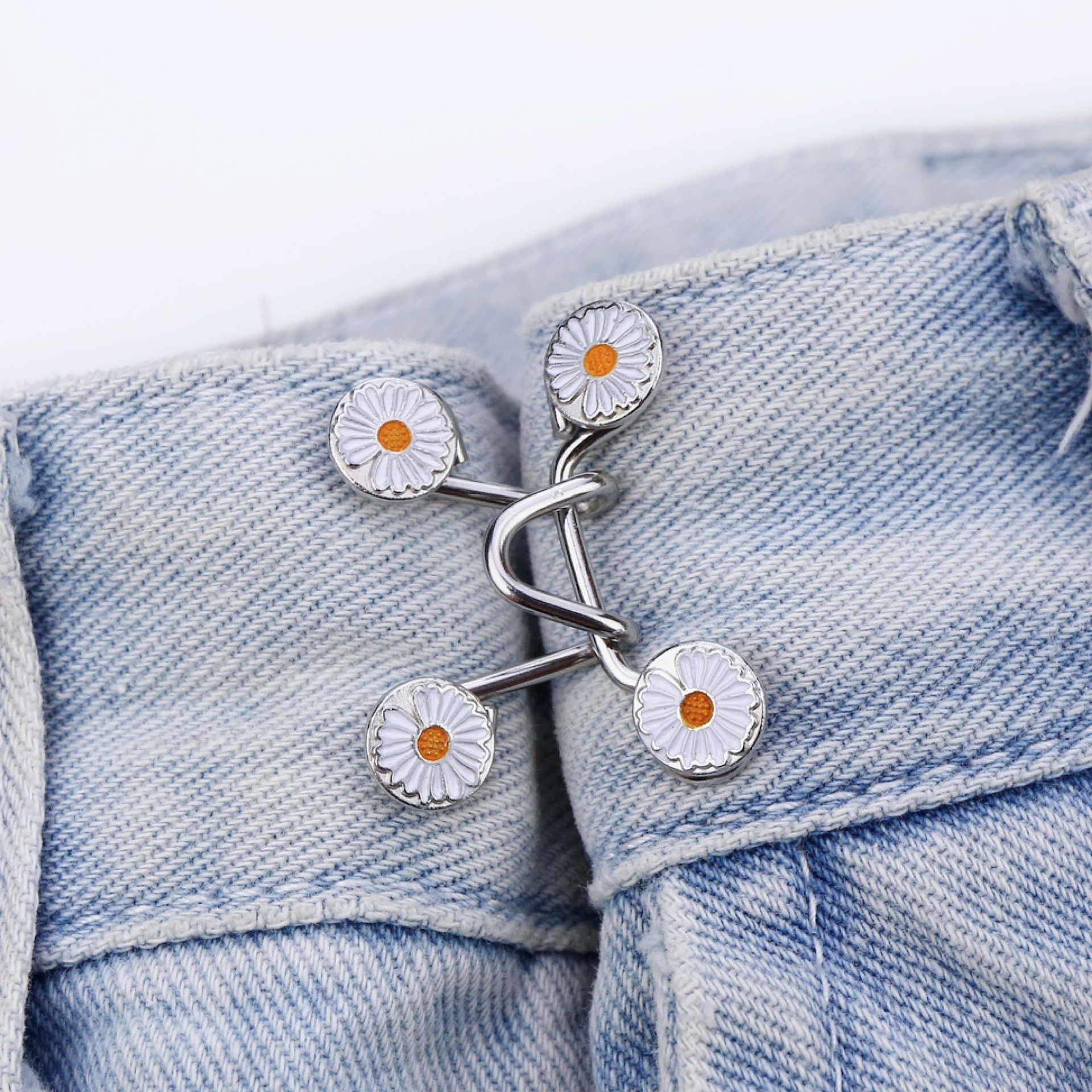 Draai Taille Artefact Pin Accessoires Nail-Gratis Broche Jeans Jas Broek Taille Aanpassing Pin Afneembare Universele Vaste Knop