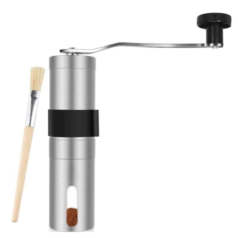 Draagbare Koffiemolens Roestvrij Staal Handmatige Braam Herbruikbare Koffie Filters, Voor Espresso, Handmatige Koffiemolens: Default Title
