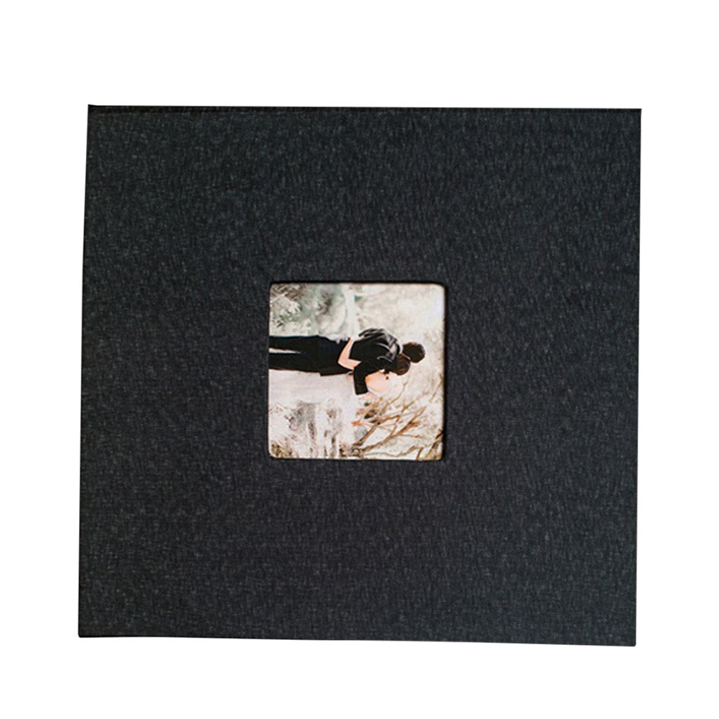 Cloth Cover Self-stick Photo Album Handmade DIY Scrapbook Home Anniversary Picture Album