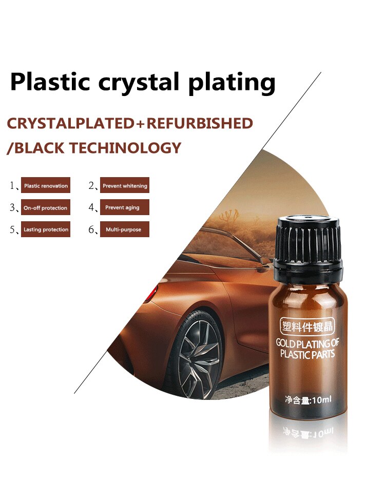 10ml Car Coating Waterproof Nano Ceramics Paint Care Liquid Anti-scratch Super Hydrophobic Glass Coating Auto Supplies