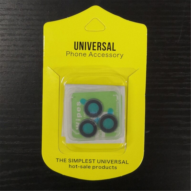 Câmera traseira protetor de tela de vidro + anel de lente de metal para-iphone 12/11 pro max câmera tela protctor para-iphone 12/11 caso