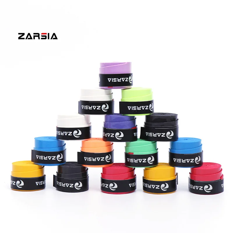 10PCS ZARSIA Sticky Anti-skid Tennis Racket Grip Anti-Sweat Badminton Grips Tennis Raquet Overgrips