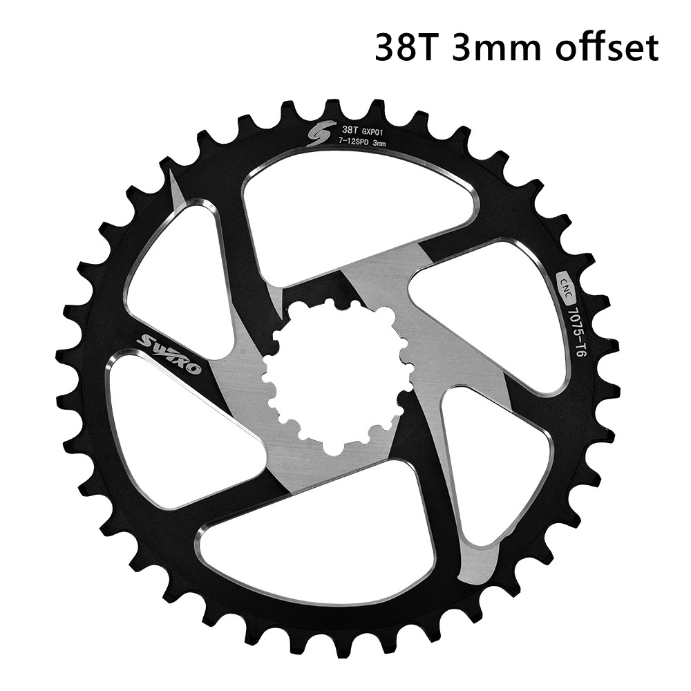 SWTXO MTB Cranks Arms for Bicycle Crankset Bottom Bracket MTB Crank 170/175mm Chainring Crown 32T 34T 36T 38T Teeth for Sram xx1: Chainring 38T