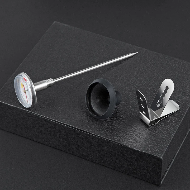 Stainless Steel Coffee Temperature Meter Probe 0~100℃ Thermometer for Coffee Pot Milk Frothing Jug Cafe Kitchen Measuring Tools