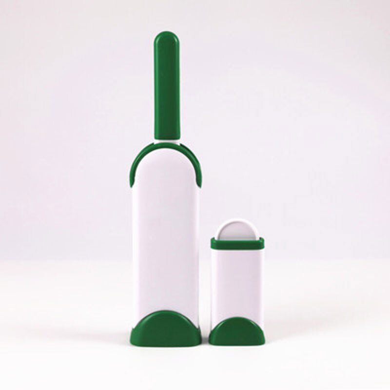 Brosse de nettoyage antistatique pour textiles et vêtements, pour retirer la poussière, les peluches, les cheveux et les poils d'animaux: green 2Pcs