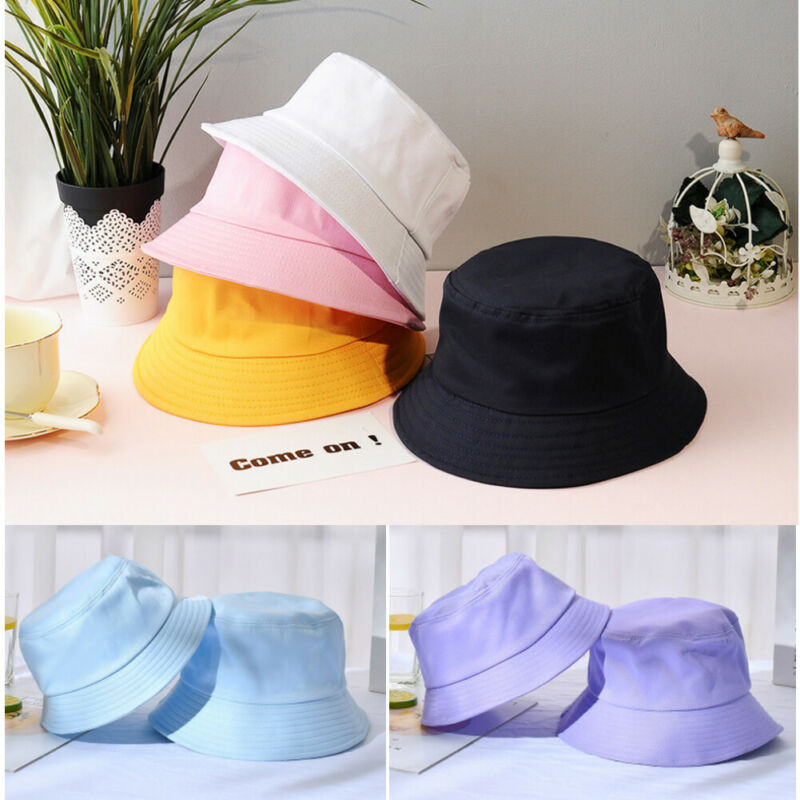 Soleil chapeaux garçon fille été seau chapeau Bush enfant en bas âge enfants 2-13 ans enfants été soleil Bonnet chapeau seau chapeau mignon couleur bonbon