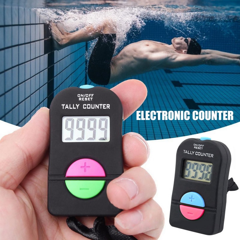 Digital Hand Counter Small Golf Sports Counter Sound and Down Counter Electronic Counter