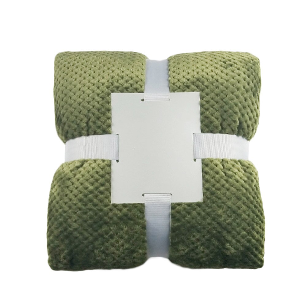 Weighted Blanket Sleep Deep Full Solid Color Soft Warm for People Insomnia Home Bedroom SCVD889: green 70cmx100cm