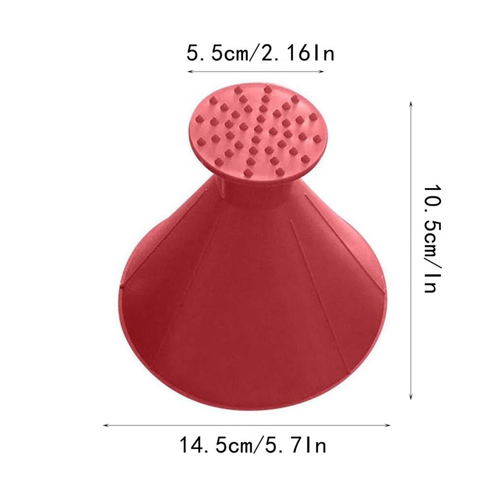 Round Ice Scraper Car Windshield Snow Scraper Funnel Ice Scraper Remove Windshield Snow for Winter Big Horn Shape