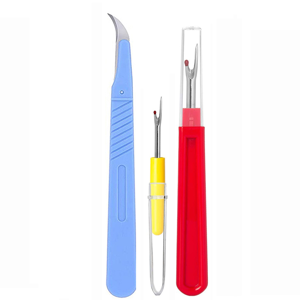 3/5/10pcs Sewing Seam Ripper Thread Seam Remover Stitch Unpicker Thread Cutter Tool for Needlework Quilting Craft Removing Tools: 3pcs