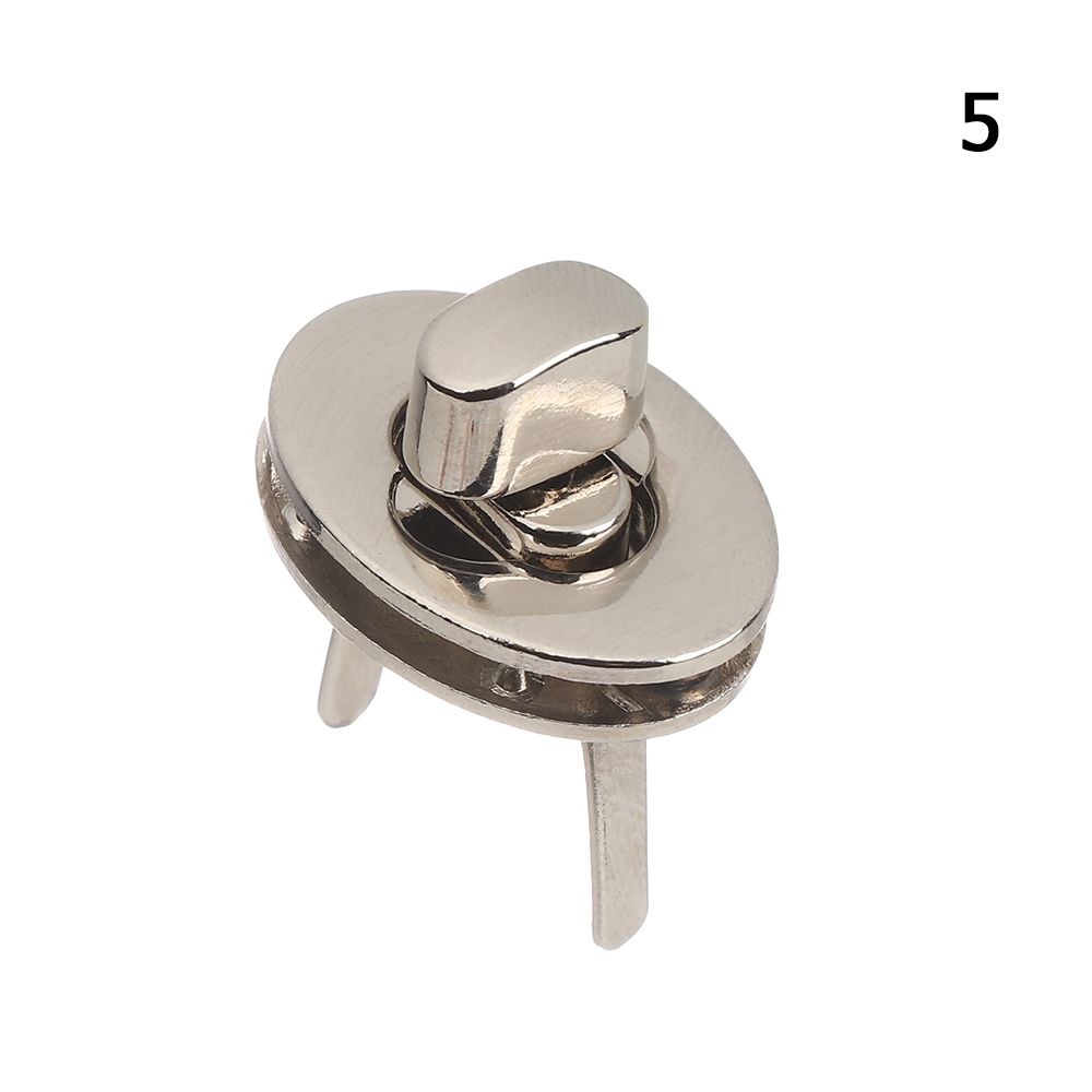 Bagagelås väska spänne väskdelar tillbehör hårdvara stängning vridlås vridlås metallspänne gör-det-själv handväska väska: Guld-