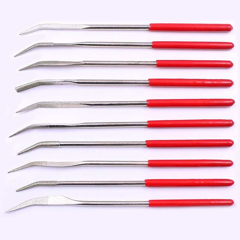 Curved Mini Diamond File Set Needle File Set Coated Diamond File Metal File Set