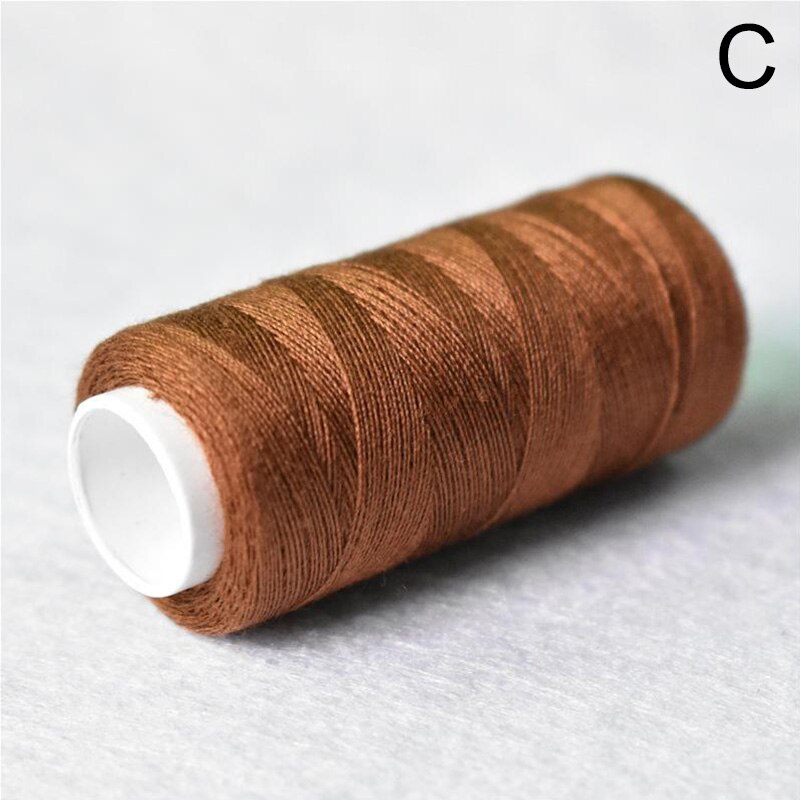 5 pcs/lot jean surverrouillage fils à coudre 50M fort Polyester fil Machine à coudre couture main artisanat accessoires 16 couleurs: C