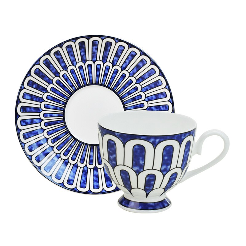 Talerze obiadowe sztućce talerze obiadowe wysokiej jakości zestaw talerzy niebieskie ładne ceramiczne naczynia świąteczne