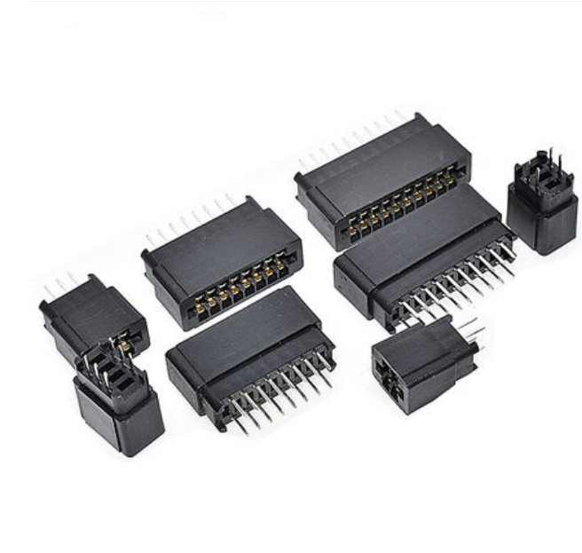 Conector de tarjeta de borde de paso de 2,54mm, ranura de Bus, enchufe de dedo dorado, placa PCB, Pin curvo recto