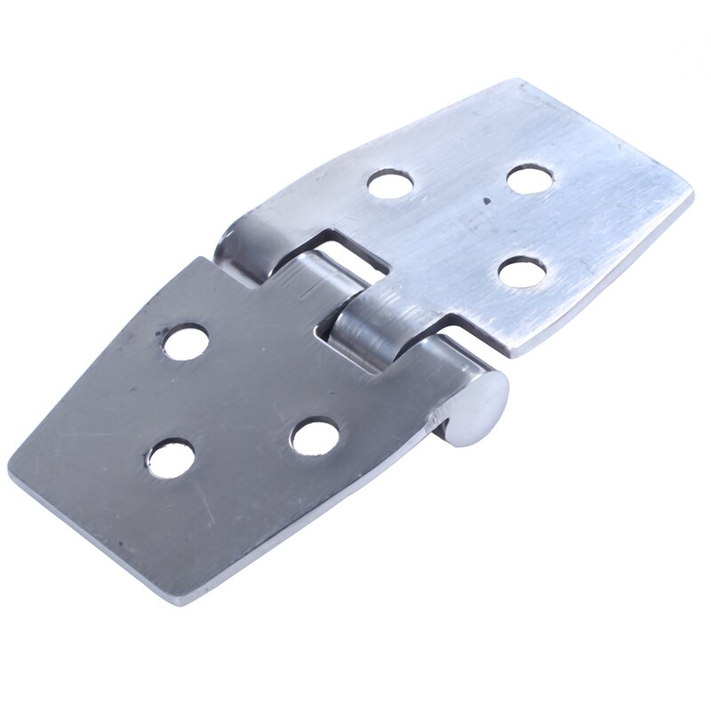 1x 3" Stainless Steel Boat Marine Grade Flush Door Hatch Compartment Hinges Silver