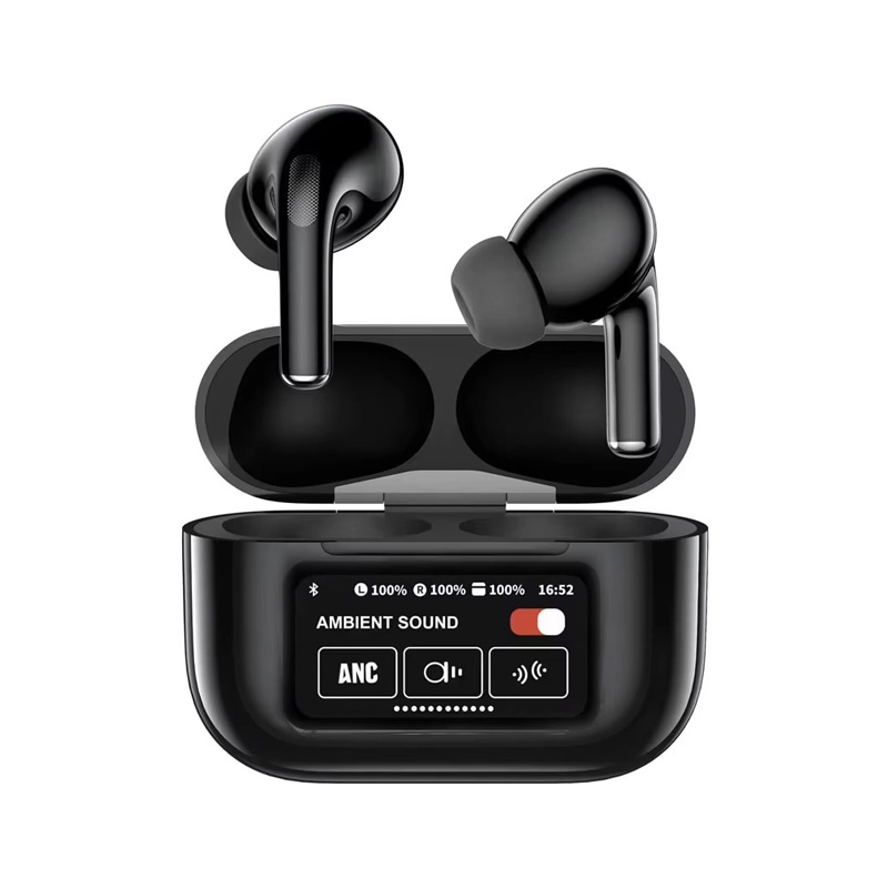 V8 Bildschirm anzeige drahtlose Bluetooth-Ohrhörer und aktive Ohrhörer mit Geräusch unterdrückung en Ohrhörern mit integriertem: Verde
