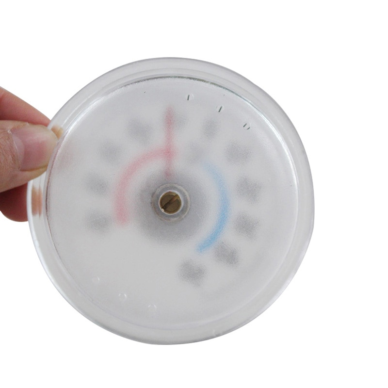 Rund plast dörr och fönster termometer visar typ fönster termometer utomhus dörr och fönster termometer