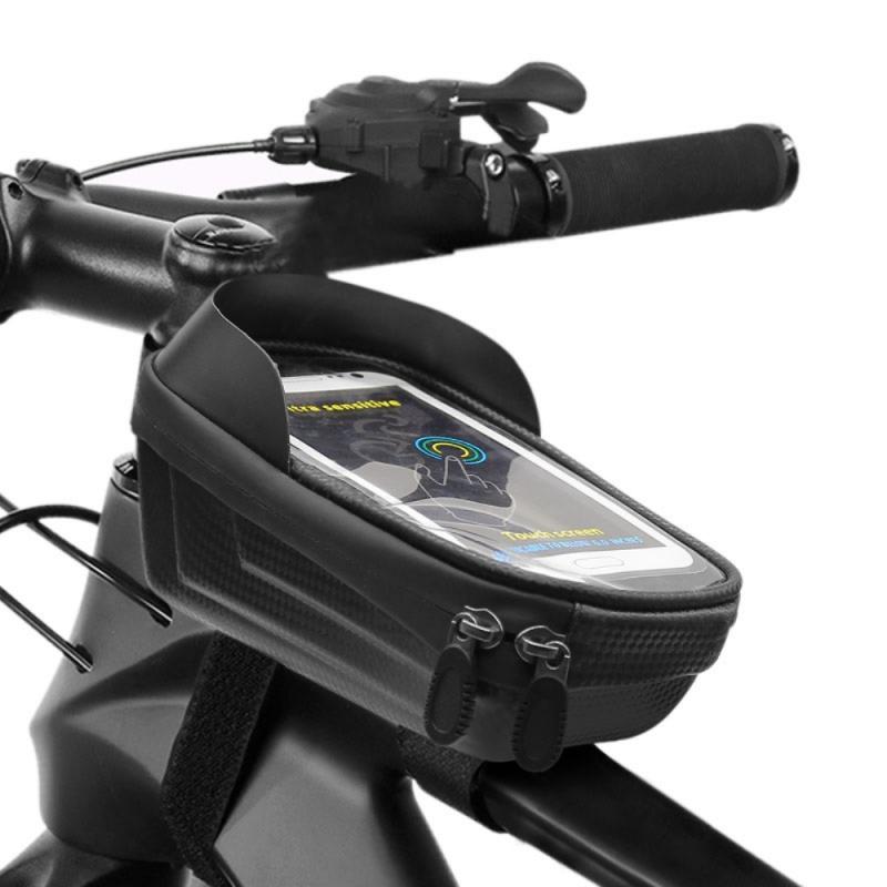 Fiets Telefoon Tas Pvc Hard Shell Waterdichte Fietsen Voor Top Tube Bag 7.0 Inch Touch Screen Fietsen Frame Bag Bike accessoires