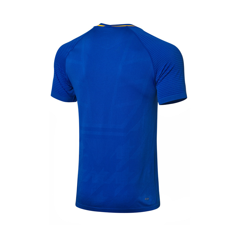 Camisetas de competición de bádminton li-ning para hombres, camisetas secas de poliéster y nailon, versión de Fans del equipo nacional, forro Li Ning, camisetas AAYP025 MTS3049