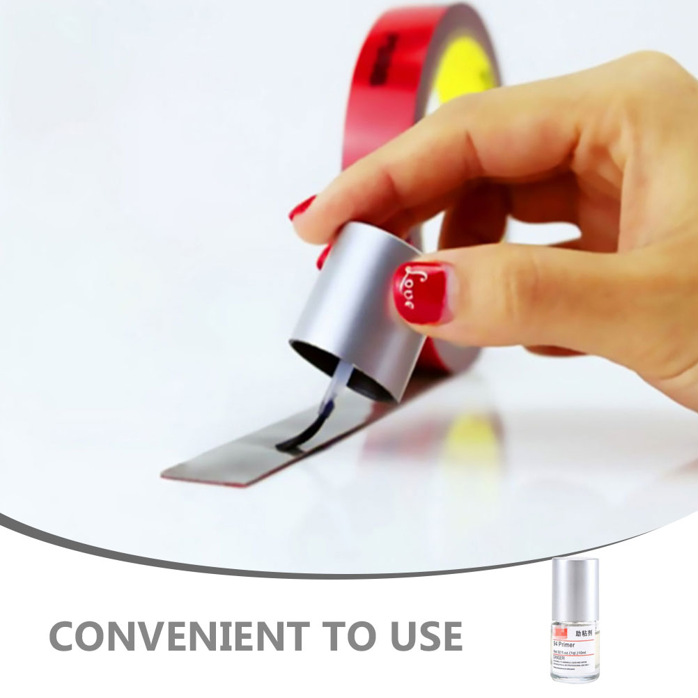 5 Bottles 10ml Adhesion Promoter Automotive Strong Bonding Solution Glue Tape Primer Multi Purpose Plastic Metal Glass Rubber