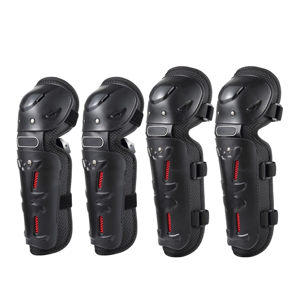 4 stk sykkelknestøtte og albuebeskyttere sykkel mtb sykkel motorsykkel ridning knestøtte beskyttelsesputer beskytter beskyttelsesutstyr