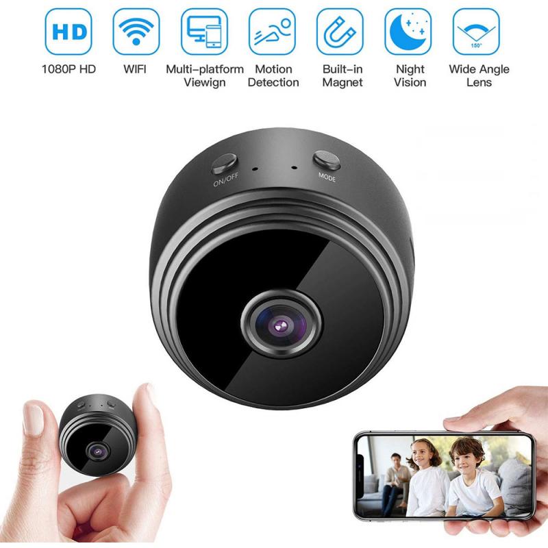 Mini caméra secrète Wifi Full HD 1080P, caméscope de sécurité à domicile, Vision nocturne, détection de mouvement, moniteur à distance avec application