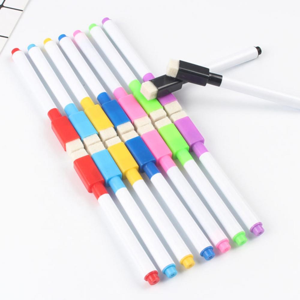 50% Off 50Pcs Erasable Dry Whiteboard Markers Drawing Pens School Office Stationery