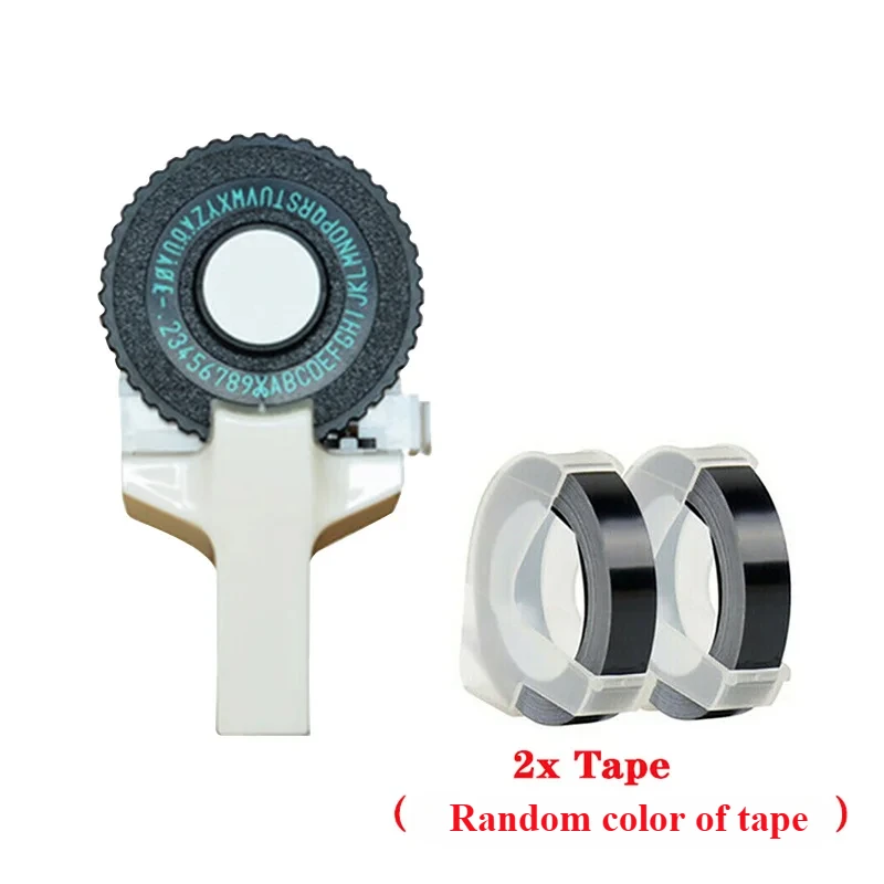 Mini-Etikettendrucker-Hersteller, Etikettierer, tragbare 3D-Prägeschreibmaschine, Ersatz für Etikettiermaschine, Hand, Zuhause, dekoratives Klebebandpapier: Armee Grün