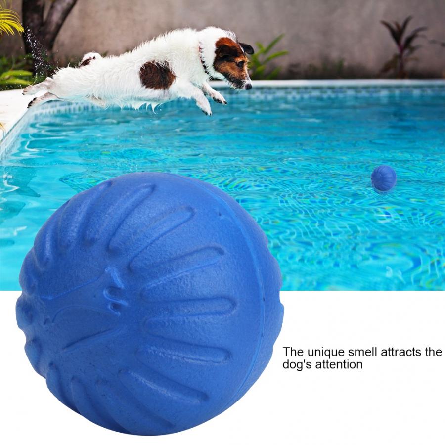 Pelota de goma EVA para perros resistente a mordeduras, juguetes para morder para mascotas, pelotas juguetes para perros, 1 Uds.
