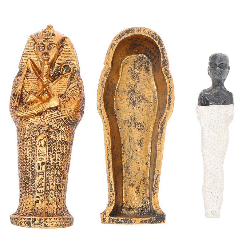 Resin artwork Egyptian mummy sand table decoration landscaping decoration