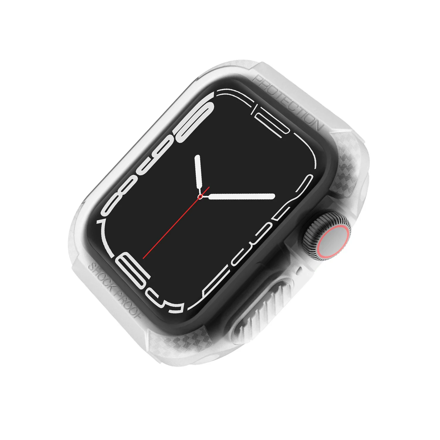 Cover voor Apple Watch Case 44mm 40mm 45mm 41mm 42mm 46mm Iwatch Accessorie TPU Screen Protector Apple Watch Series 10 9 8 7 6 Se: WHITE / 4-6.9 Inches