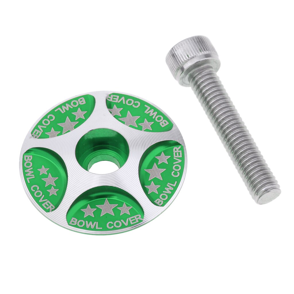Sterren headset stuurpen kap afdekking met  m6 bouten voor 28.6mm fiets fiets vork