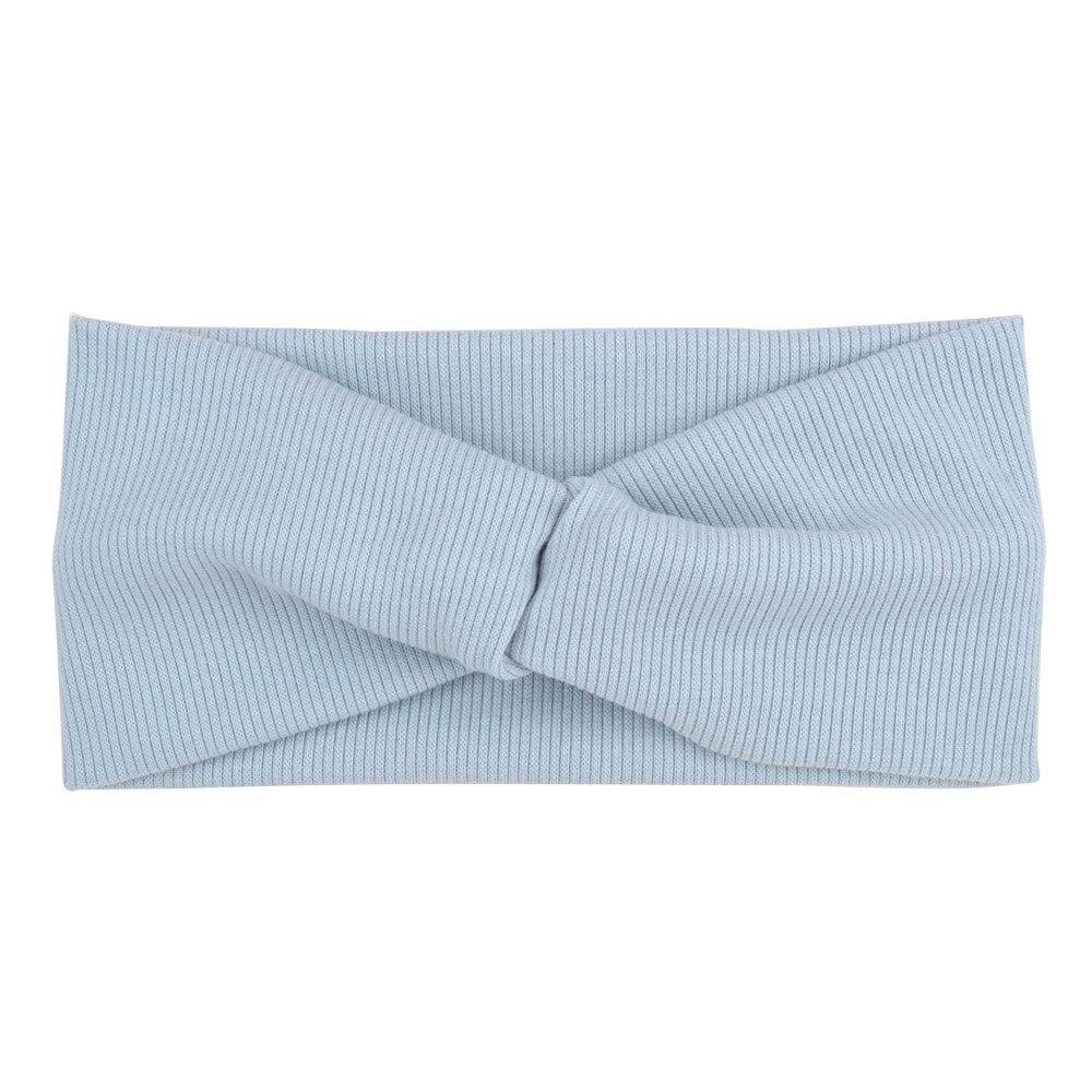 Bandeau Turban en coton pour femmes, couleur unie, bandeau à nœud pour filles, accessoires pour cheveux, bandeau élastique torsadé pour femmes