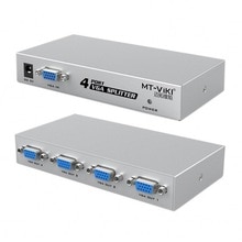 4 Port VGA Splitter distributor 15HDF 150MHz Metal