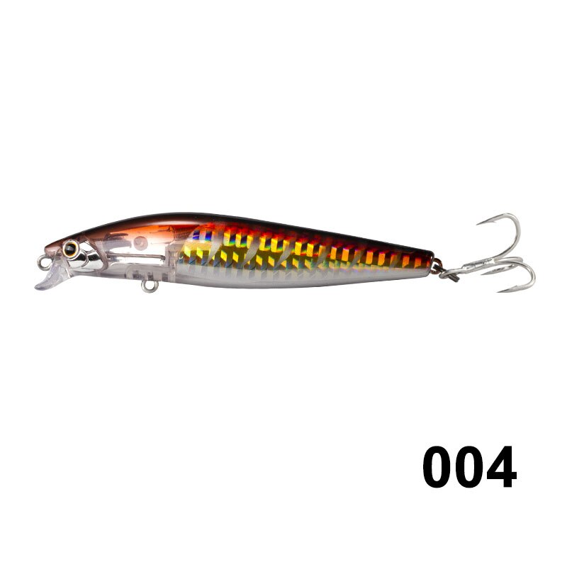 Hunthouse woblere fiskeri lokker 99mm 15g flash boost minnow lokker wolfram vægt system flydende lokkemad dybde 0.1-0.3m: 004