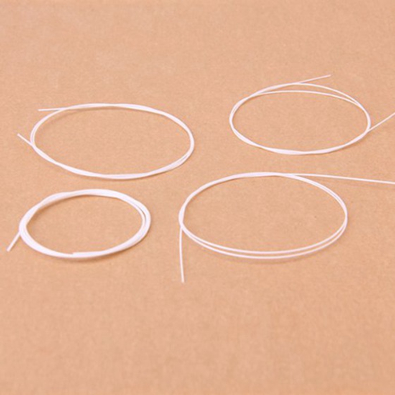 8 Stuks Wit Nylon Ukulele String Set – Vicedeal