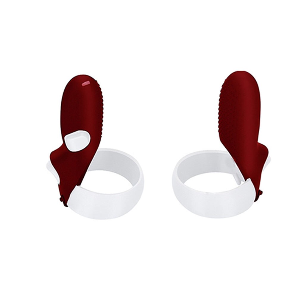 Komfortable Dünne Sweatproof Nicht Unterhose VR Silikon Gesicht Abdeckung Pad Gläser Zubehör Waschbar Lichtdicht Weiche Für Oculus Suche: rot 1