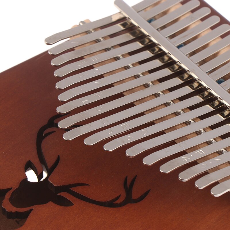 17 Keys EQ kalimba Acacia Thumb Piano Link Speaker Electric Pickup calimba Bag