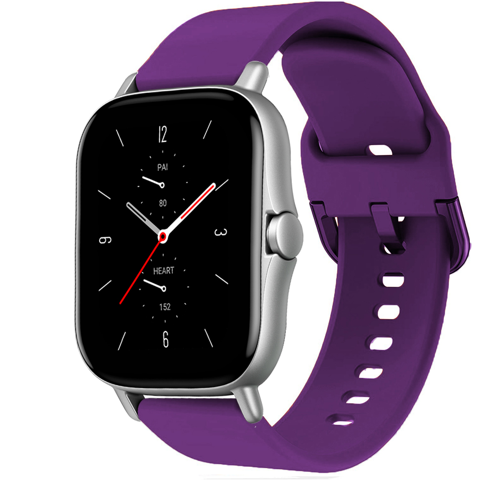 Correa de silicona para Amazfit gts 2 3 4/bip/gtr 4 3 pro/stratos 3 2 20mm/22mm pulsera deportiva correa Amazfit gts 2 3 4 mini