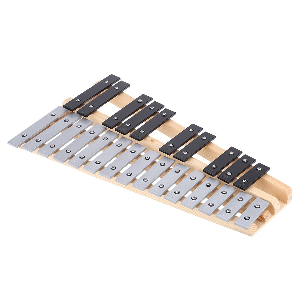 25 Note Glockenspiel Xylofoon Educatief Musical Slaginstrument Met Draagtas