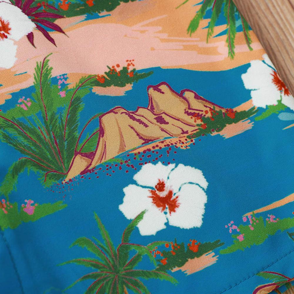 Kleinkind freundlicher Baby Jungen Sommer Karikatur Hemd Spitzen Kleidung Outfits