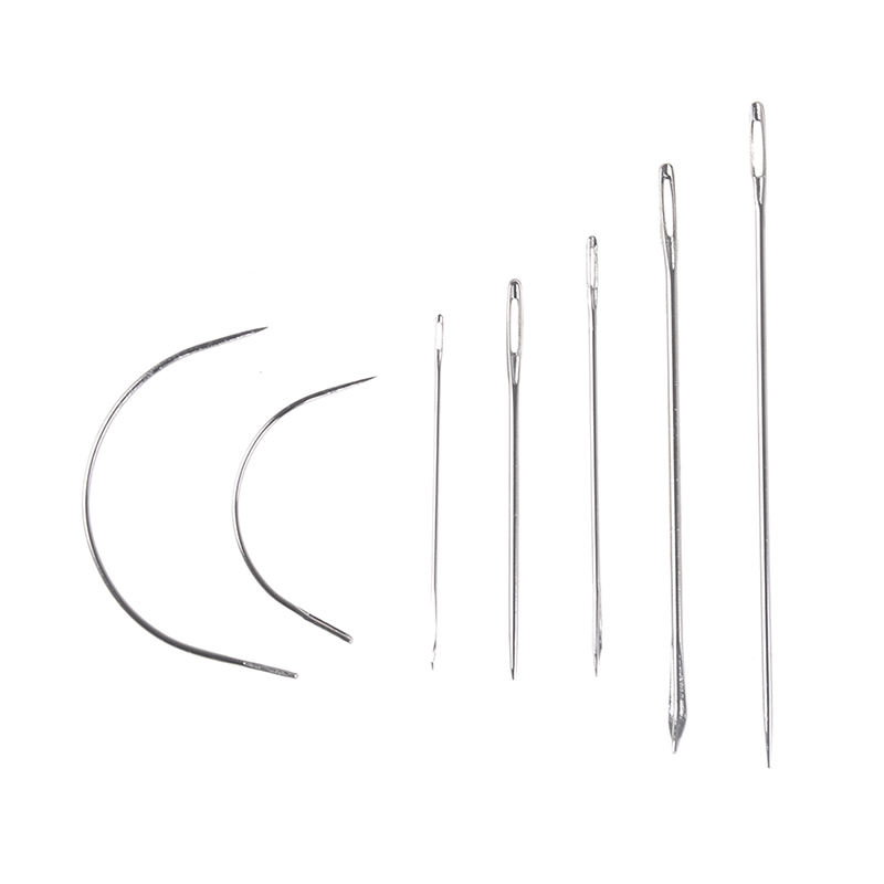 Leather stitch Needles Stitching Needle Kit Thread DIY Thimbles Hand stitch Tool Awl Leathercraft Shoes Repair Tools Waxing